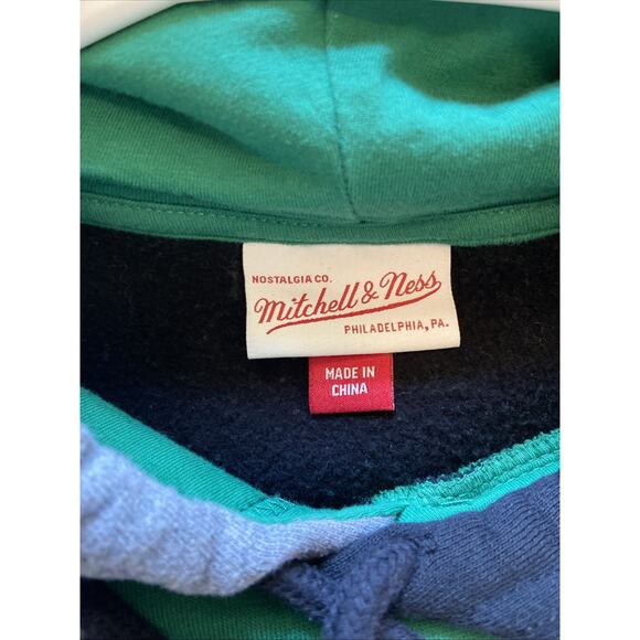 Austin FC Mitchell & Ness Colorblock Fleece Pullover Hoodie Adult Mens Small - Picture 9 of 12